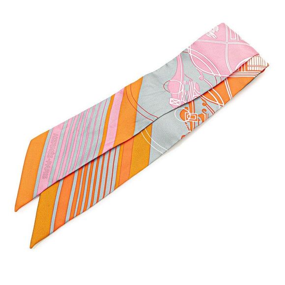 Hermes Silk Ex-Libris Scarf - Picture 1 of 5